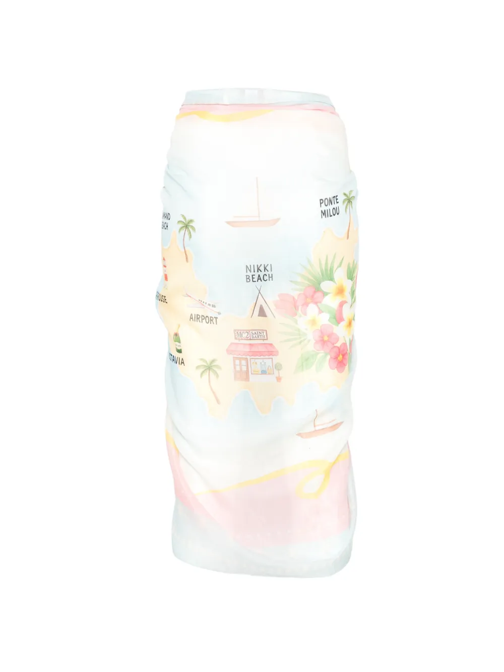 MC2 Saint Barth Sjaal met print Blauw