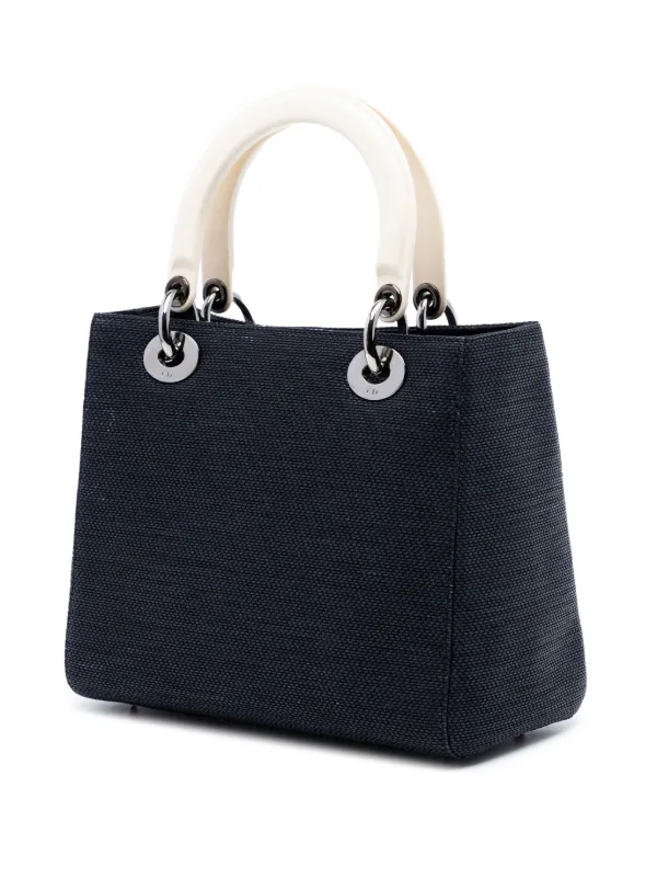 Christian Dior Pre-Owned 1999 Medium Nylon Lady Dior Satchel