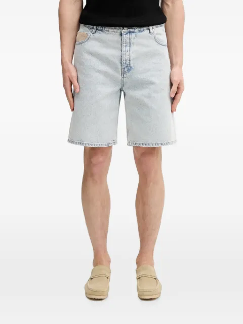 Drôle De Monsieur corduroy-trim shorts