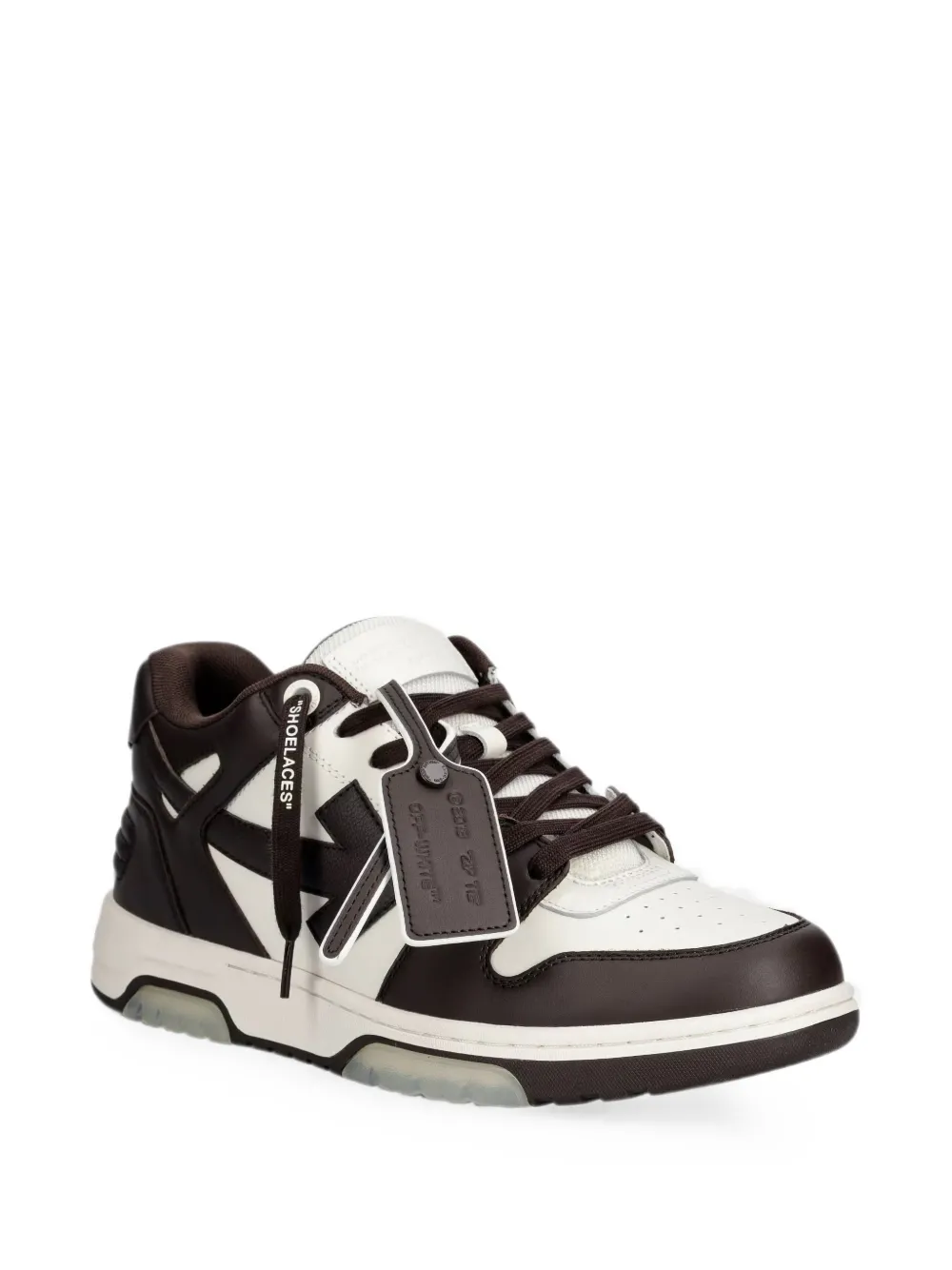 Off-White Out Of Office panelled leather sneakers Bruin