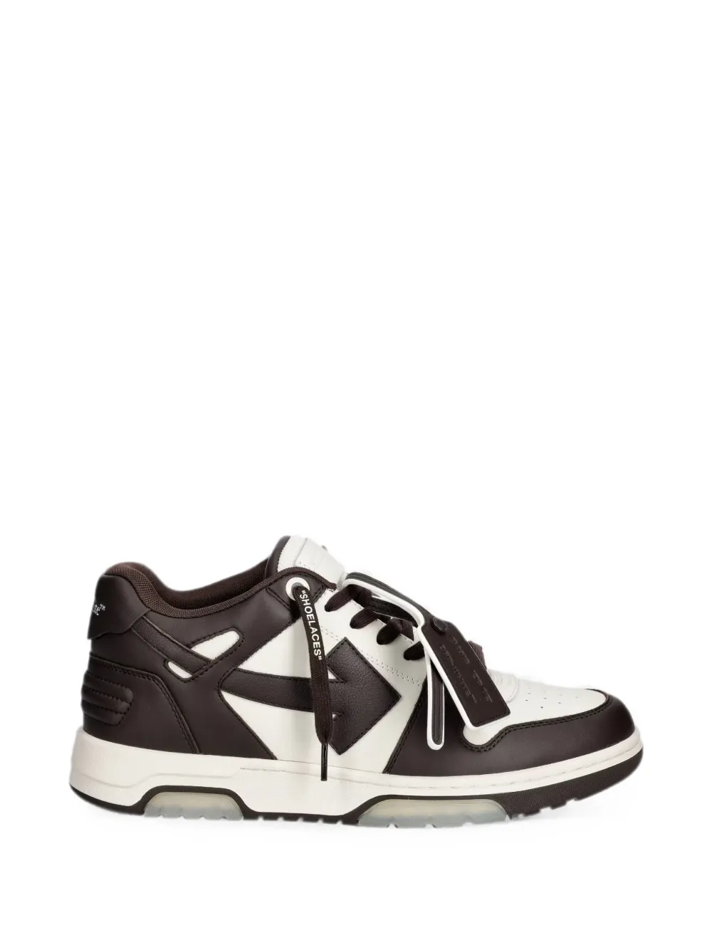 Off-White Out Of Office panelled leather sneakers Bruin