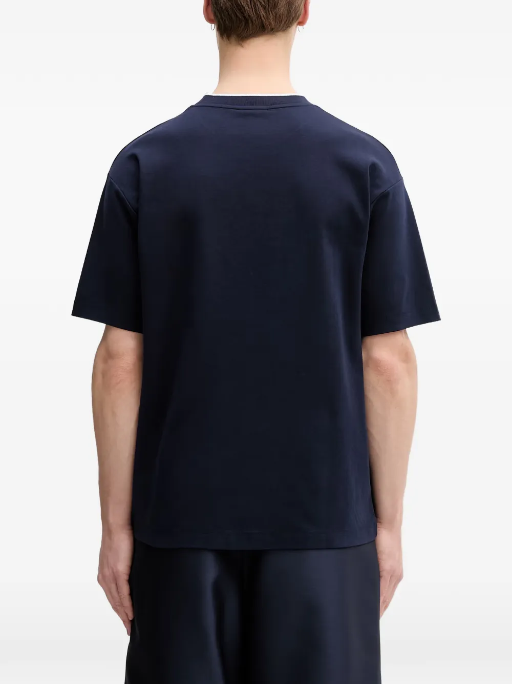 Drôle De Monsieur T-shirt met grafische print Blauw