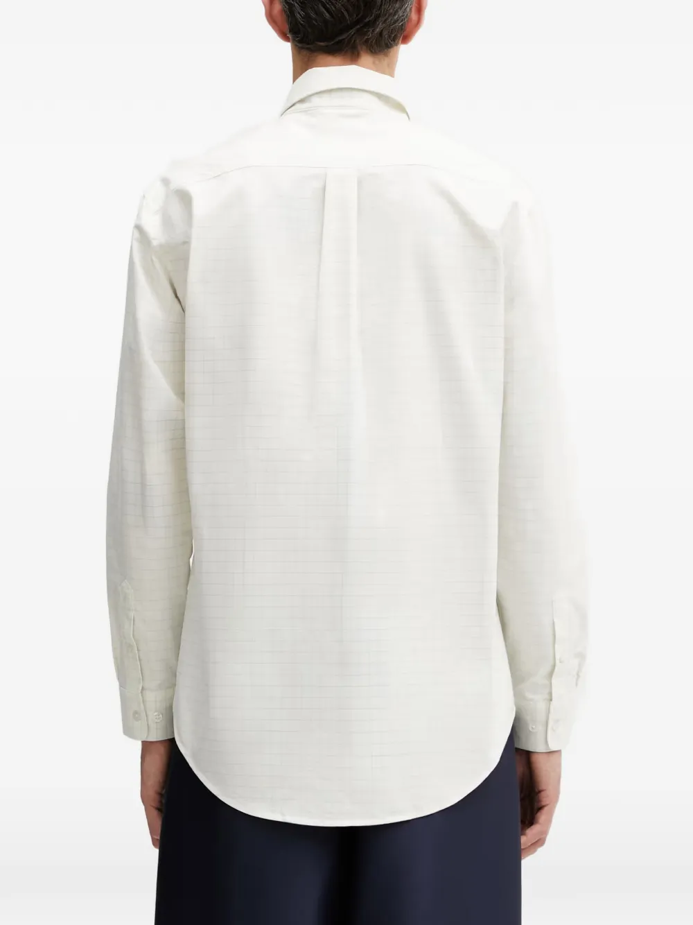 Drôle De Monsieur Geruit overhemd Beige