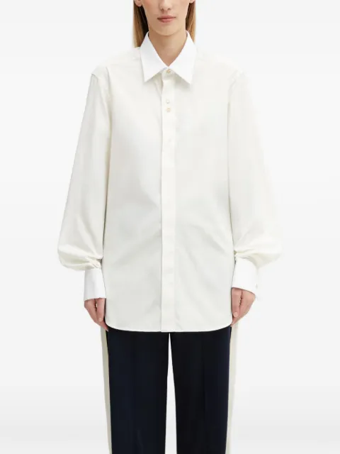 Wales Bonner camisa Portrait de manga larga