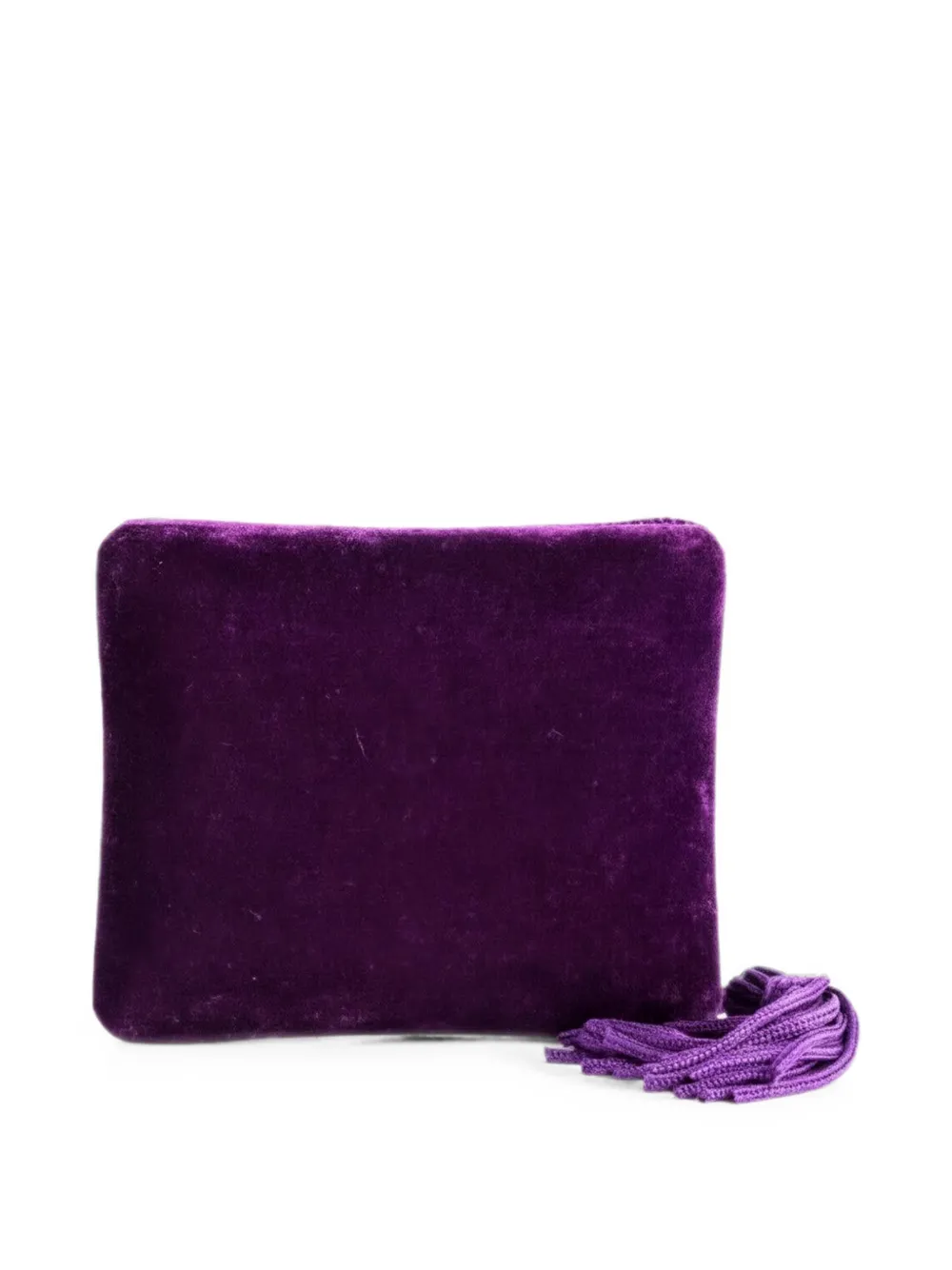Sophie Bille Brahe small velvet tassel jewel box - Violett