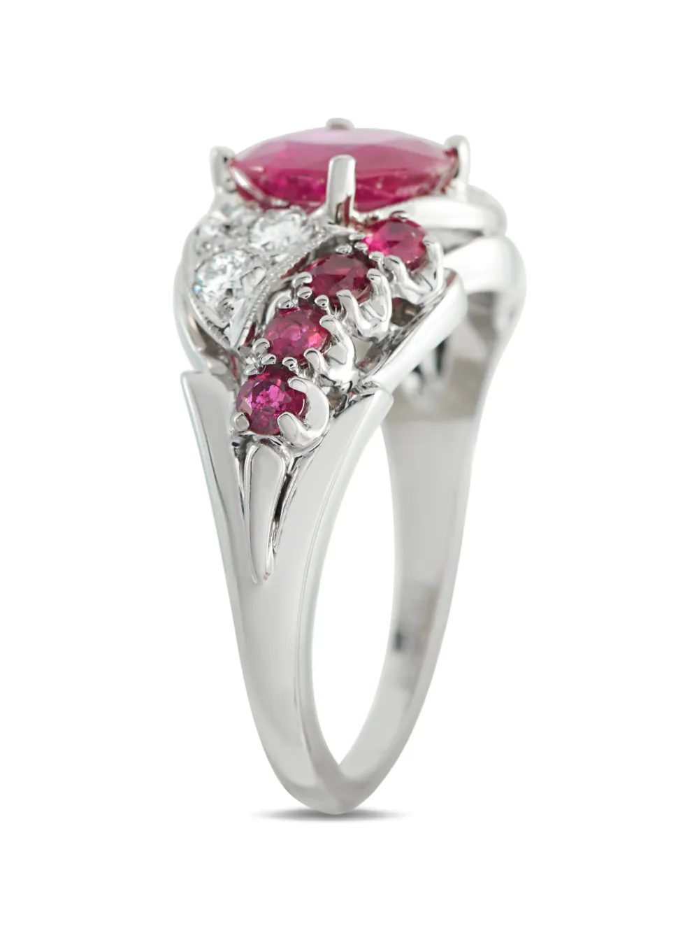 LB Exclusive ruby and diamond ring - Argento