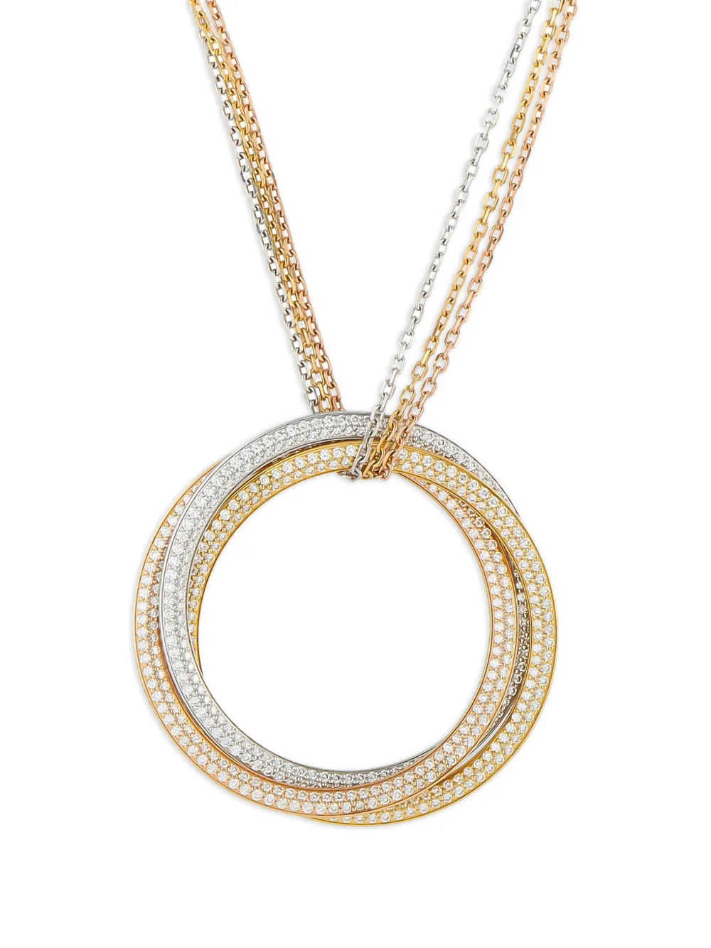 Cartier Trinity diamond necklace - Gold