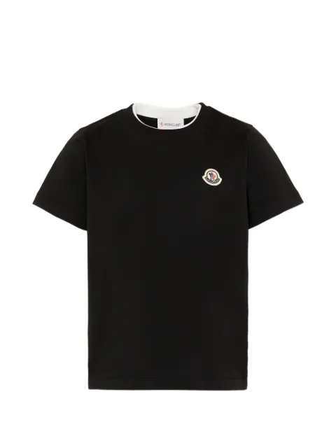 Moncler Enfant تيشيرت بشارة شعار الماركة