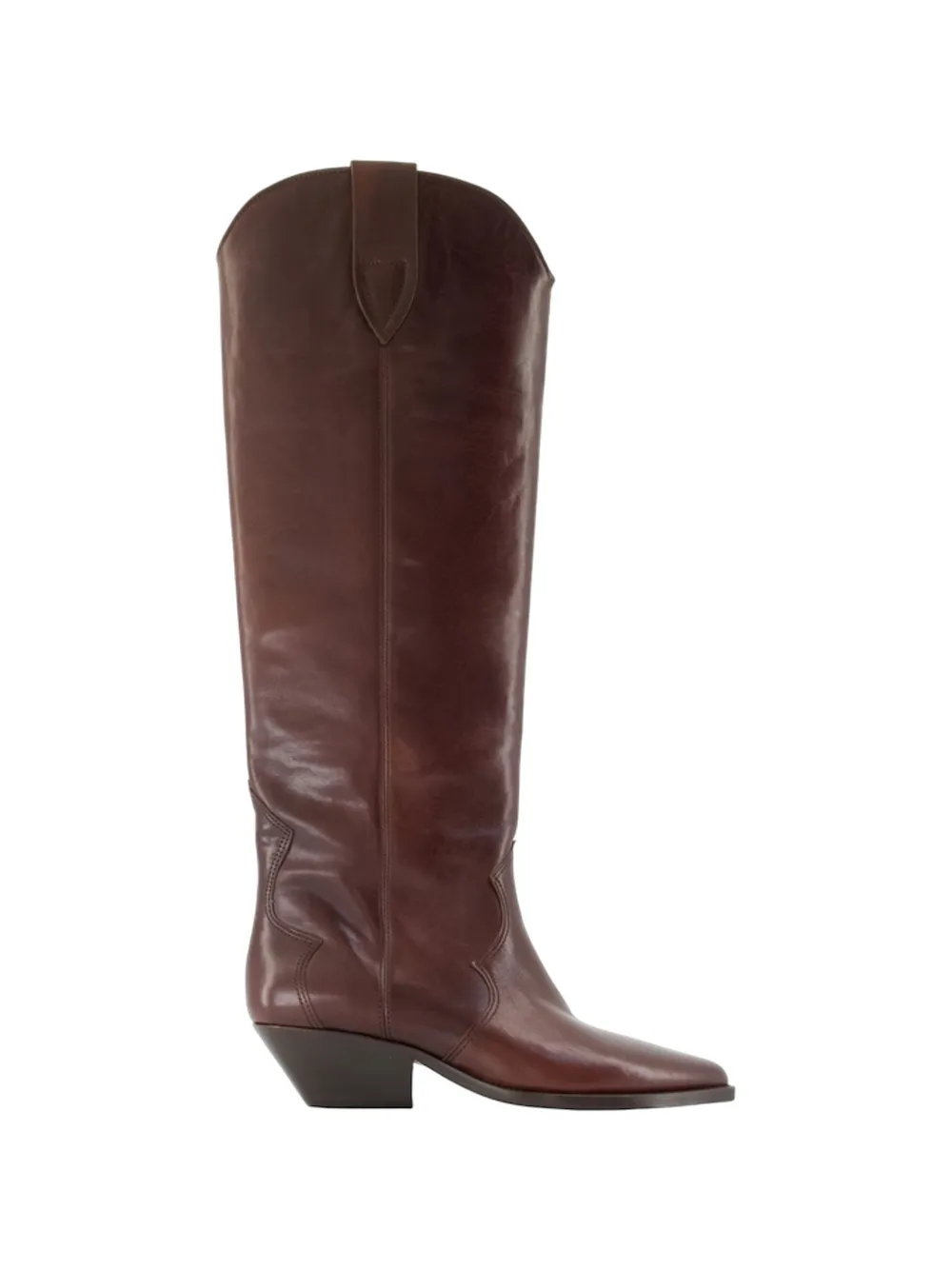 ISABEL MARANT Denvee leather cowboy boots Bruin