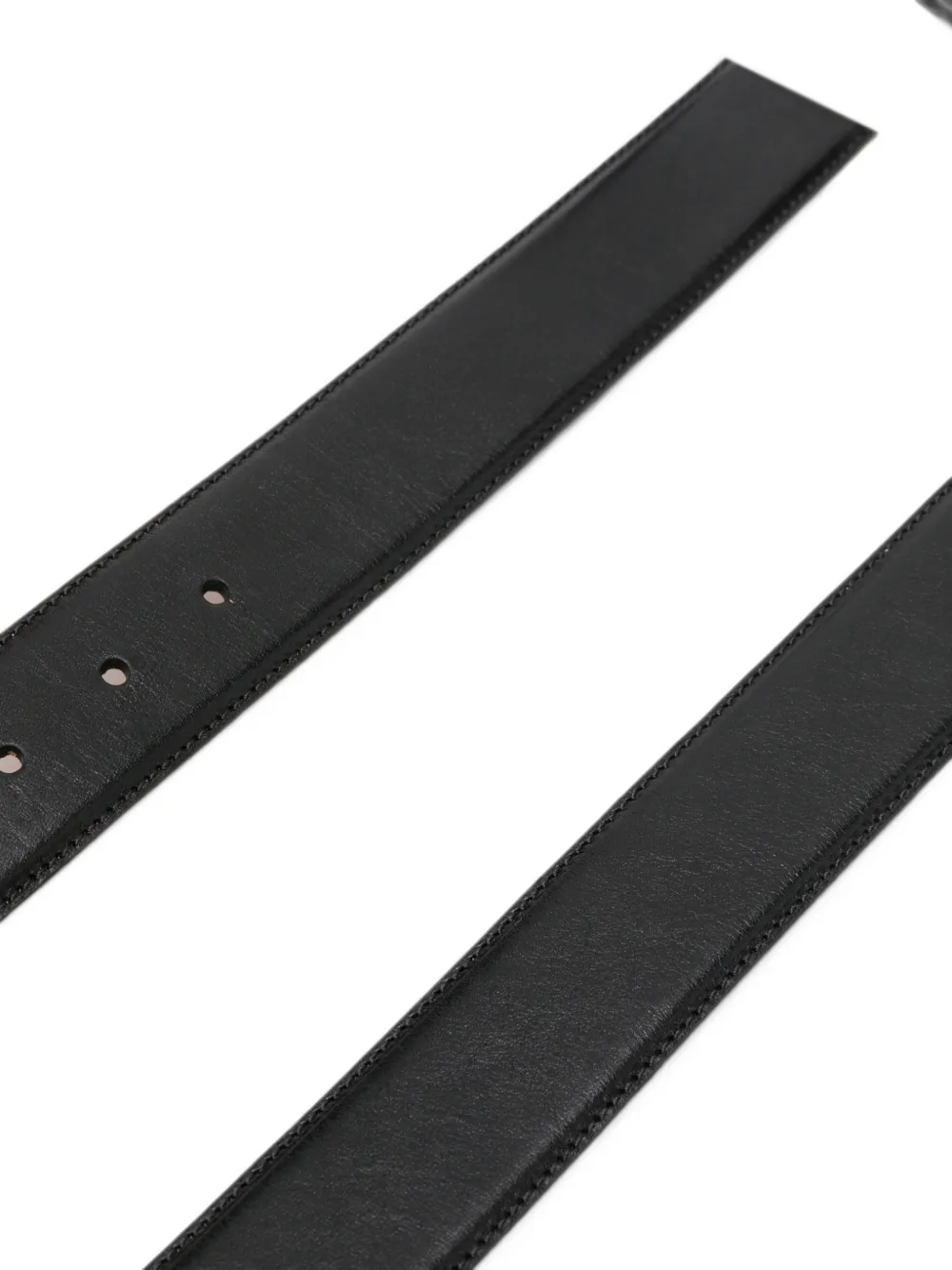 Moschino Riem met gegraveerd logo Zwart