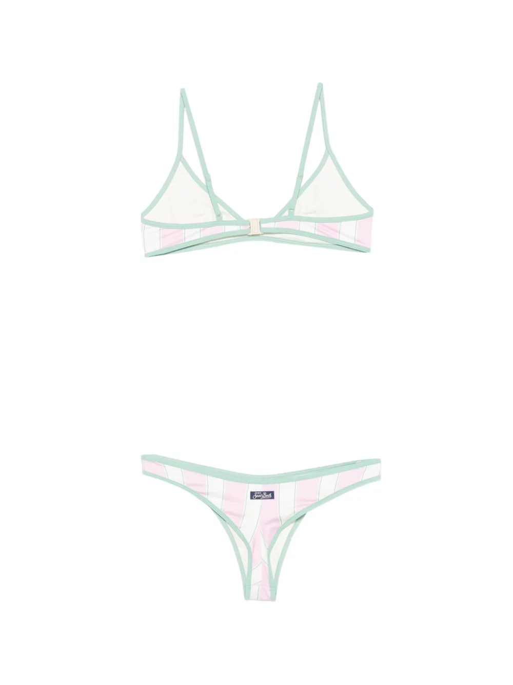  Mc2 Saint Barth Bikini A Rayas - Blanco 