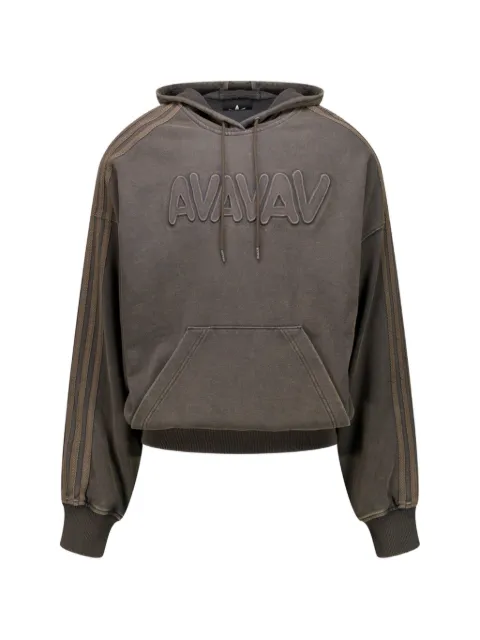 AVAVAV x adidas Originals logo-embossed oversized hoodie
