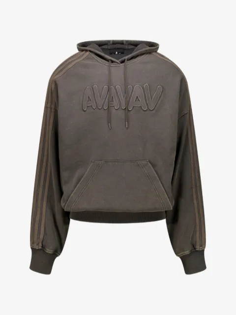 AVAVAV x adidas Originals logo-embossed oversized hoodie