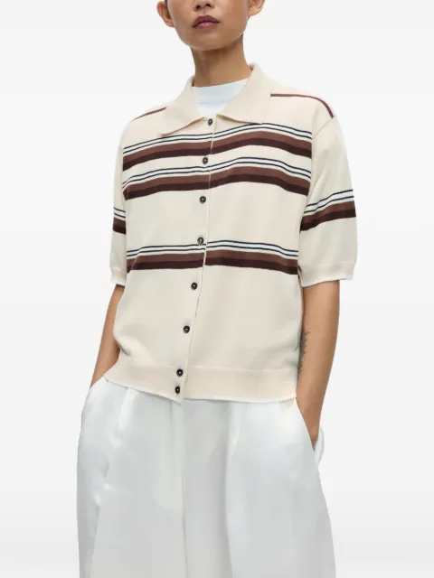 Cordera striped short-sleeve polo shirt