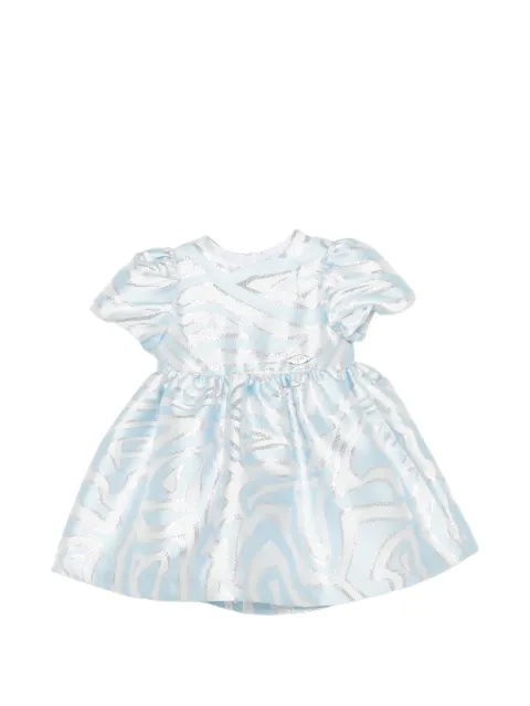 PUCCI Junior printed metallic dress