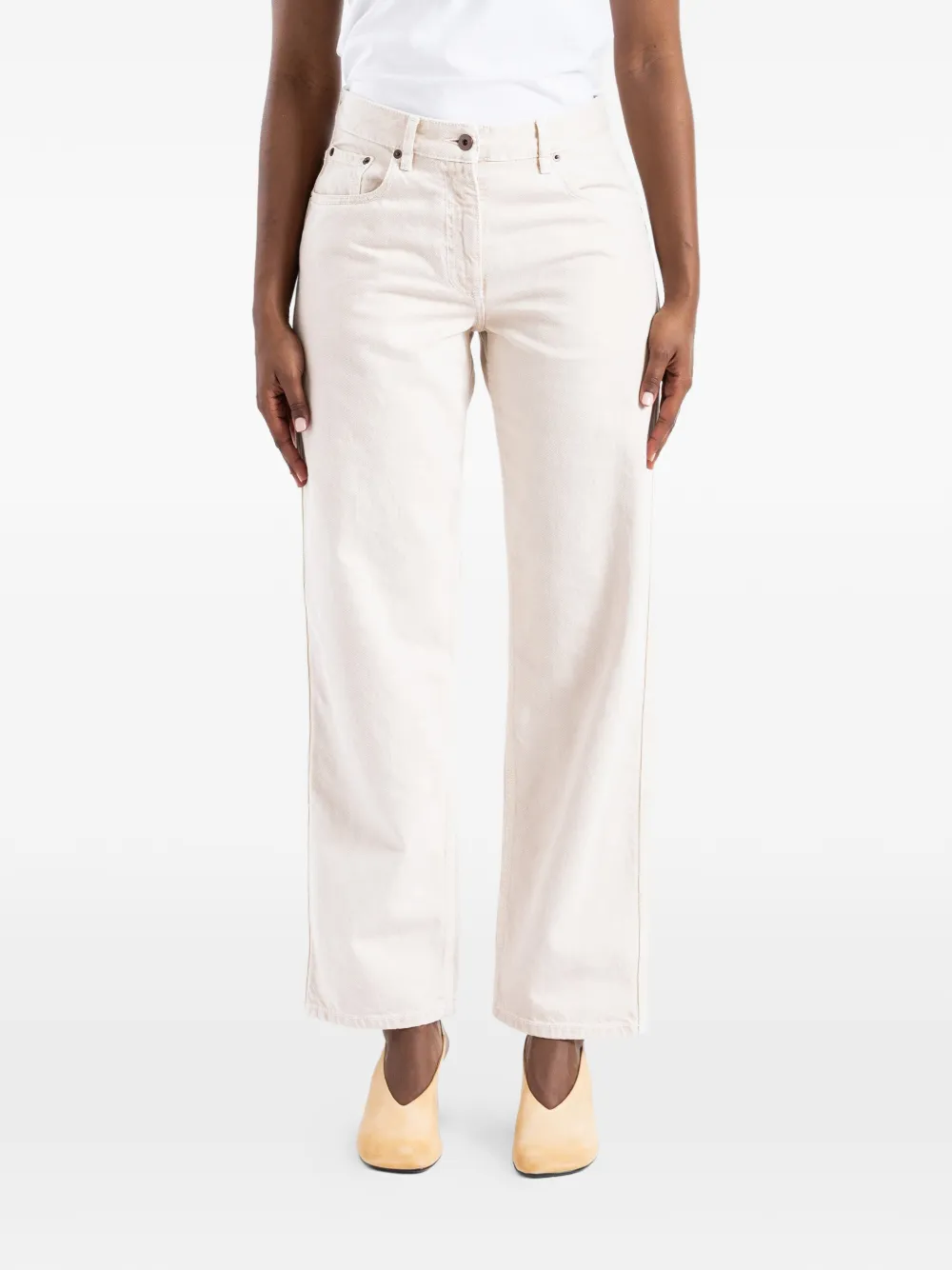 Casey Casey Paulo straight-leg jeans - Toni neutri