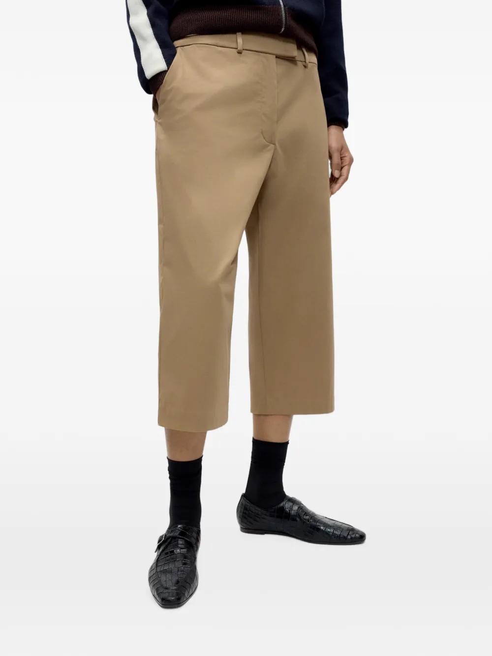 Cordera Low-rise Capri Trousers In Multi