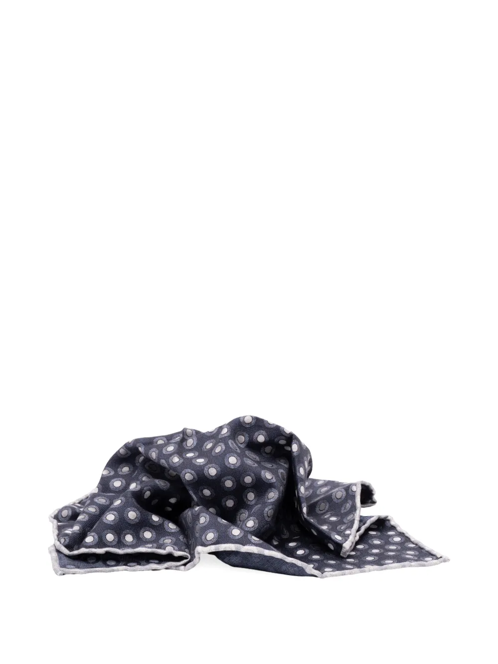 Brunello Cucinelli Pochet met geometrische print Blauw