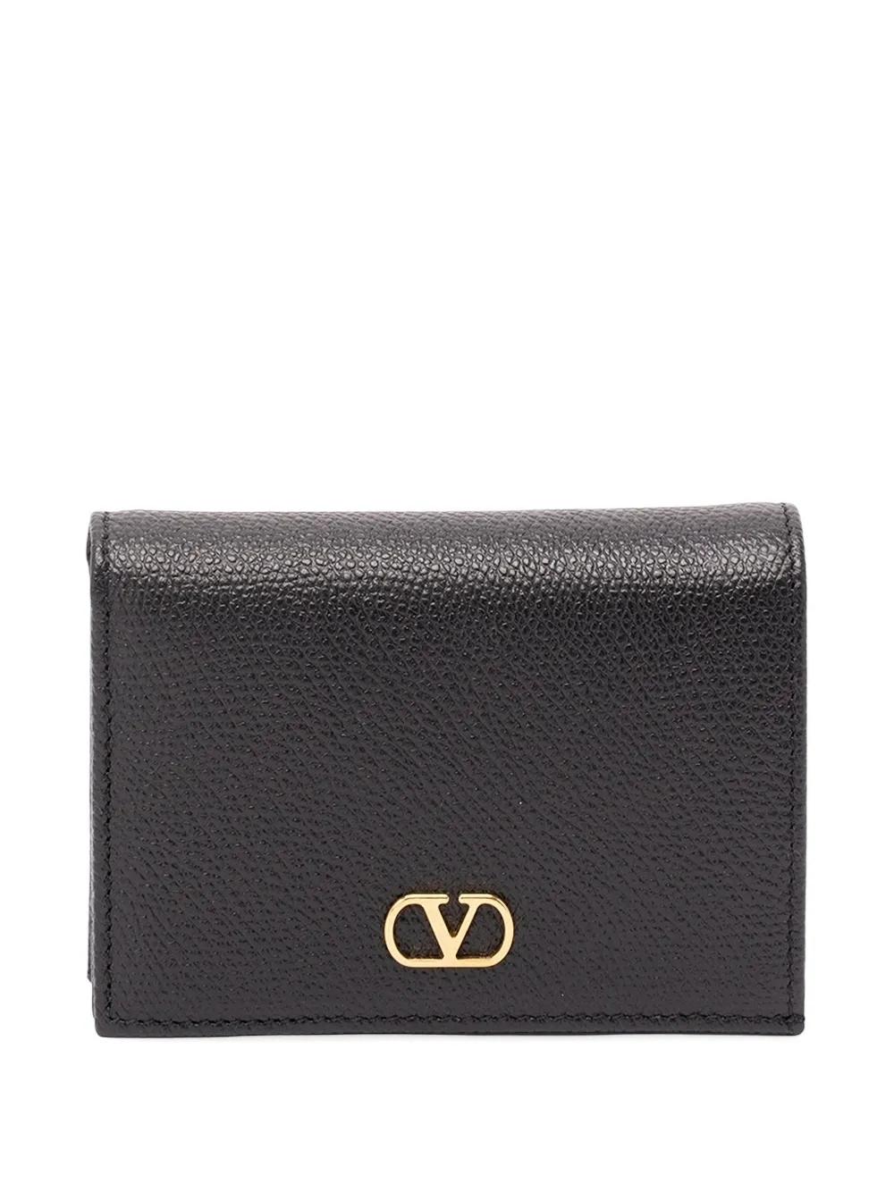 Valentino Garavani VLogo Signature leather wallet - Nero