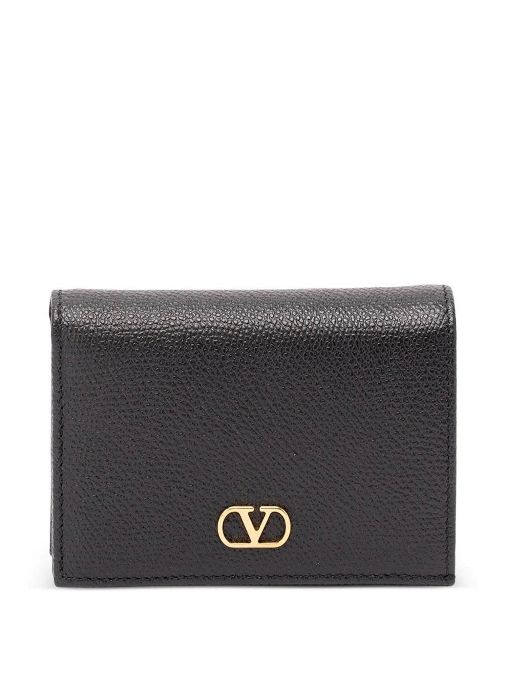 Valentino Garavani VLogo Signature leather wallet - Nero