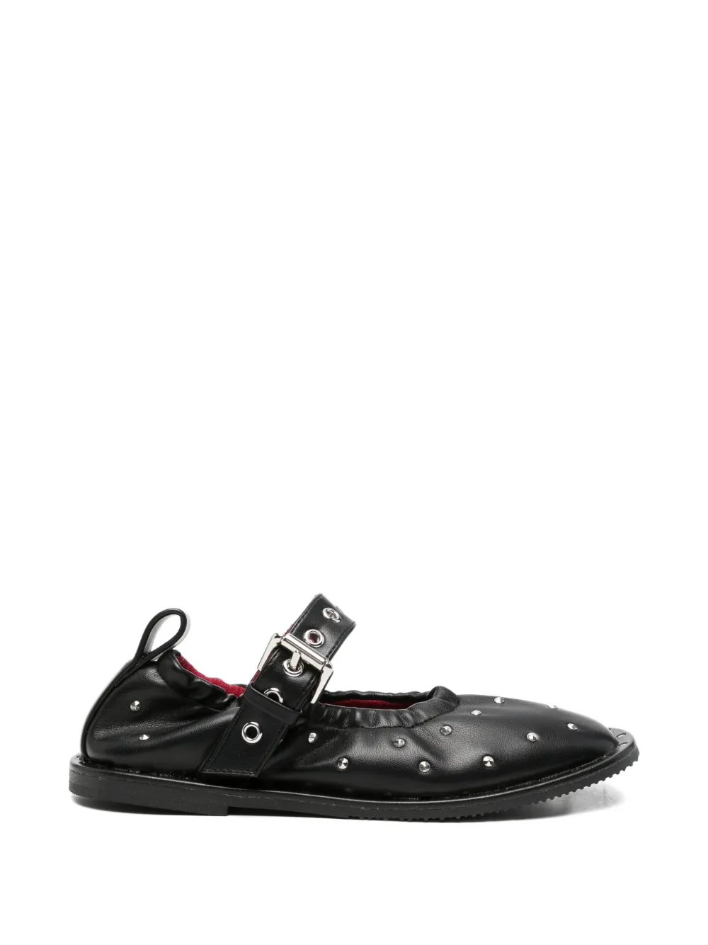 Stella McCartney Kids studded buckle-strap ballet flats - Nero