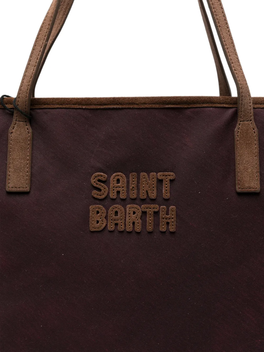 MC2 Saint Barth City logo-patch tote bag Rood