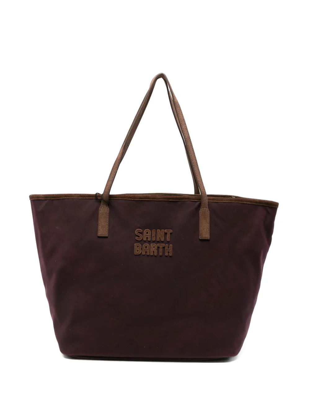 MC2 Saint Barth City logo-patch tote bag Rood