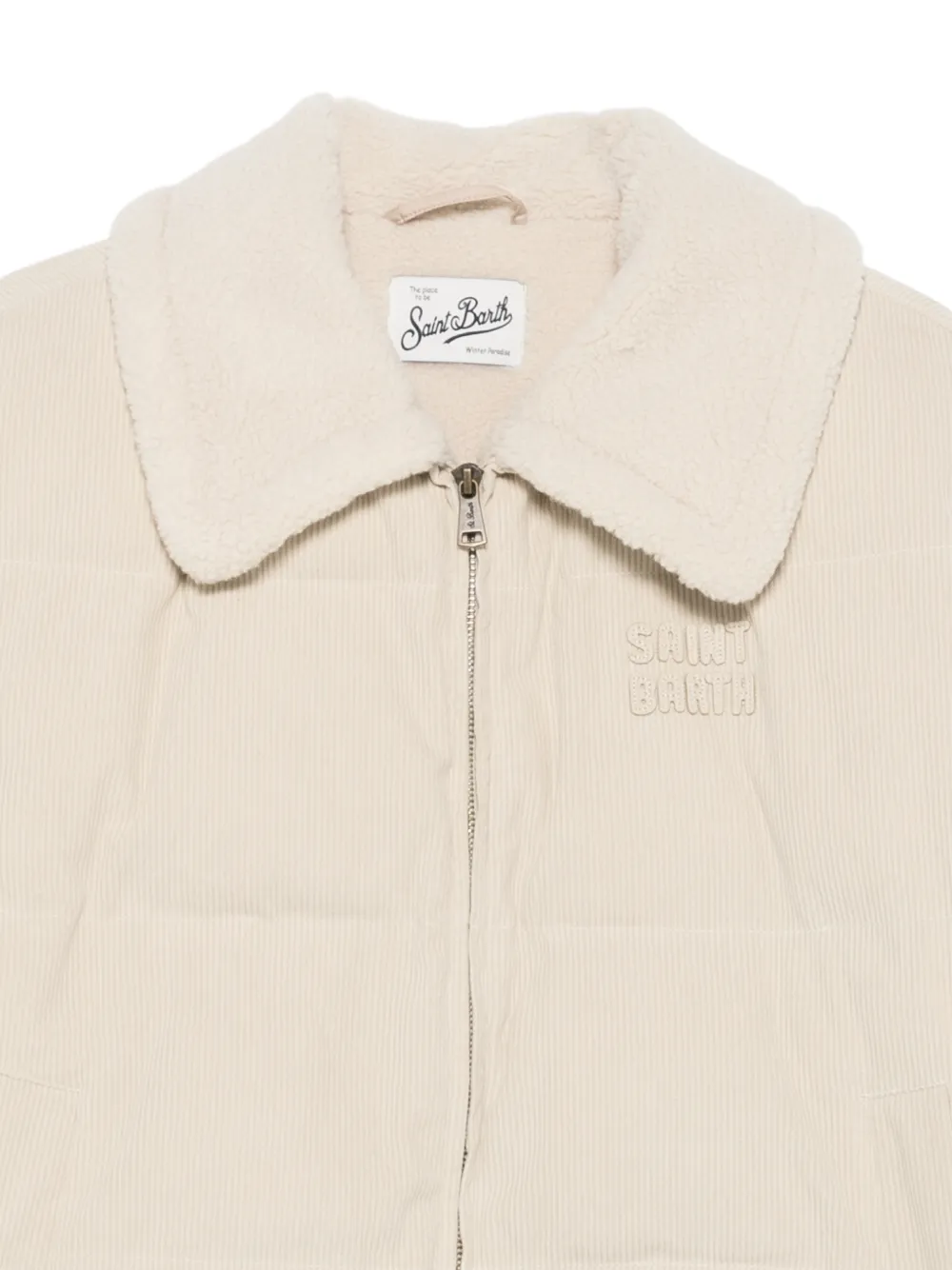 MC2 Saint Barth Sethi corduroy-effect padded jacket Beige