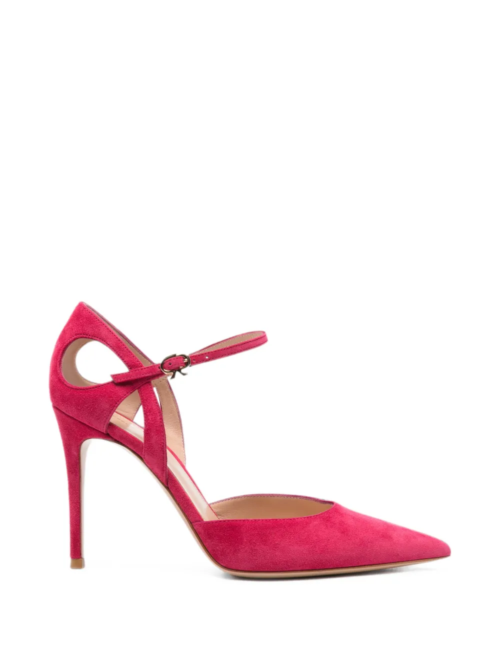 Gianvito Rossi Charlotte pointed-toe pumps Roze