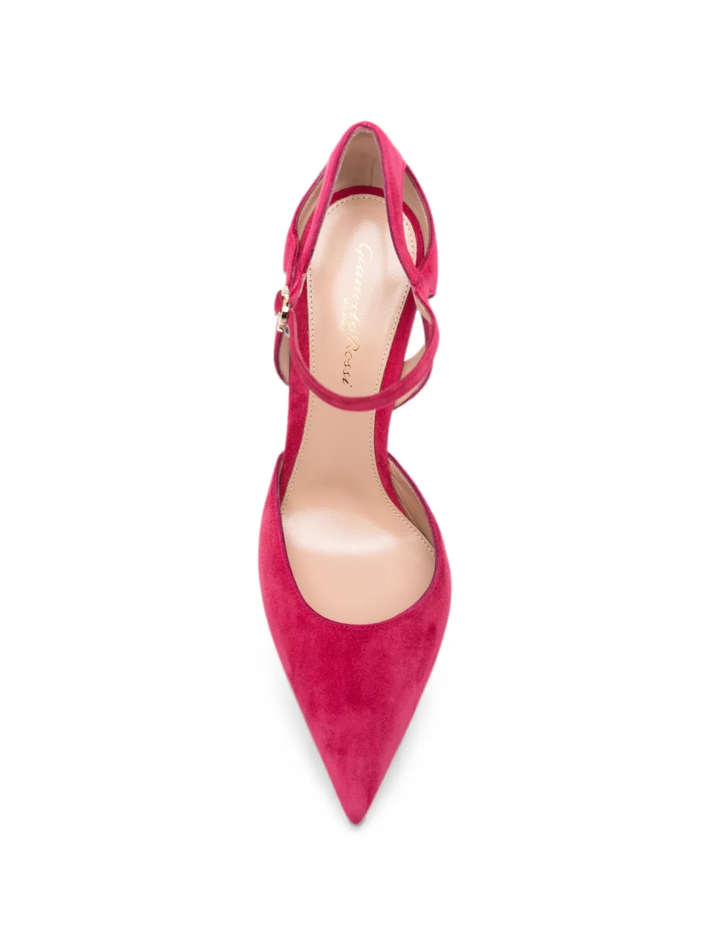 Gianvito Rossi Charlotte pointed-toe pumps Roze