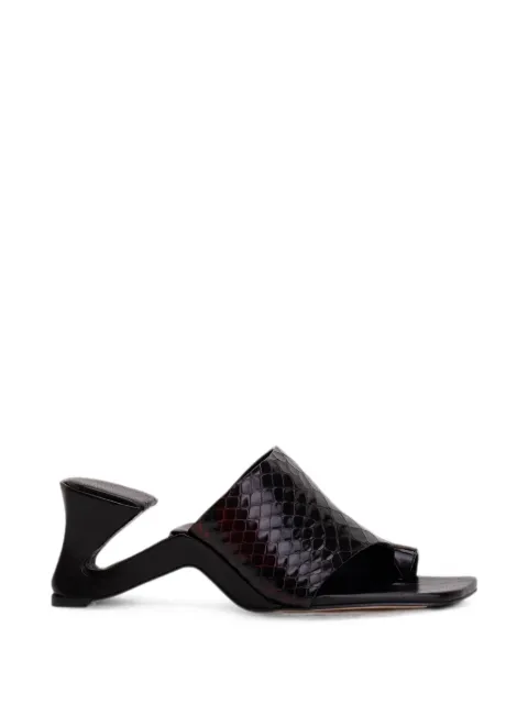 Miista sandalias Gaelle con efecto de piel de serpiente