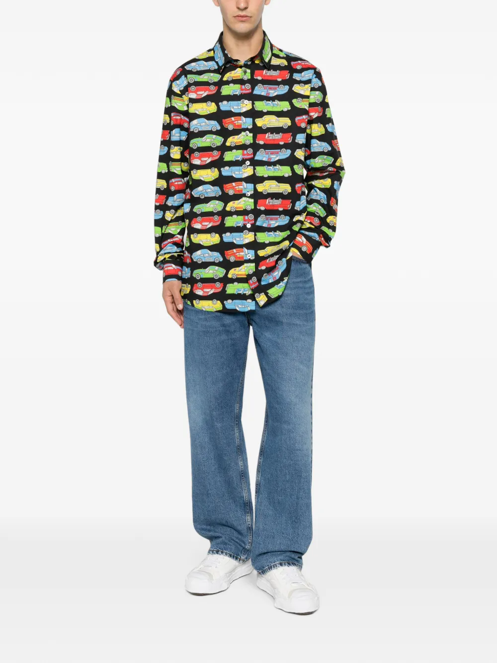 Moschino Overhemd met print Zwart