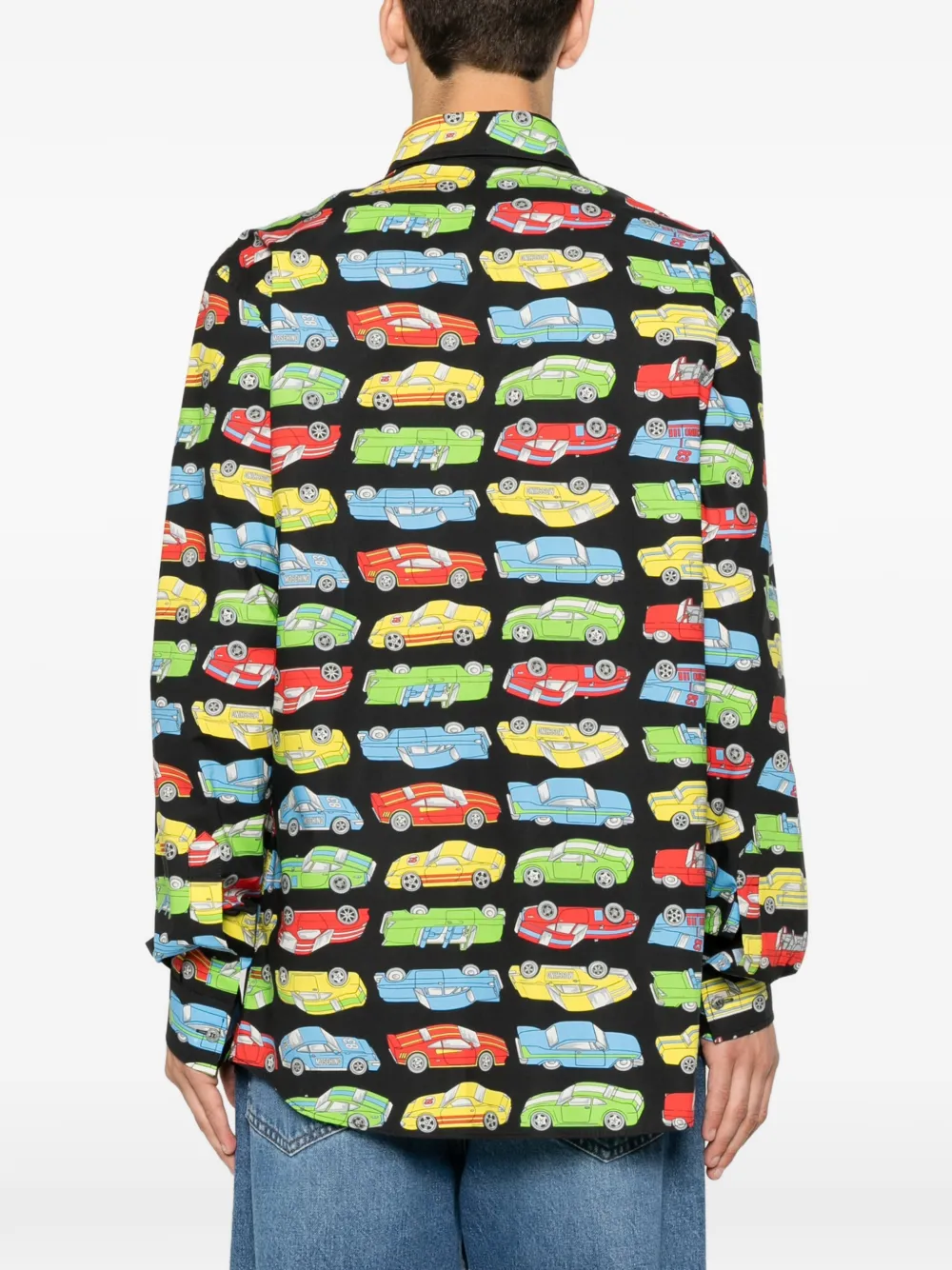 Moschino Overhemd met print Zwart