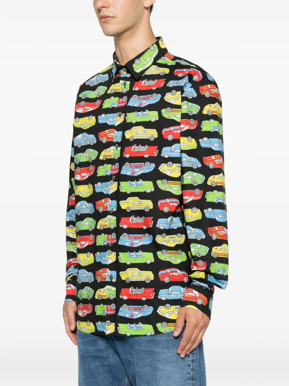 Moschino Overhemd met print Zwart
