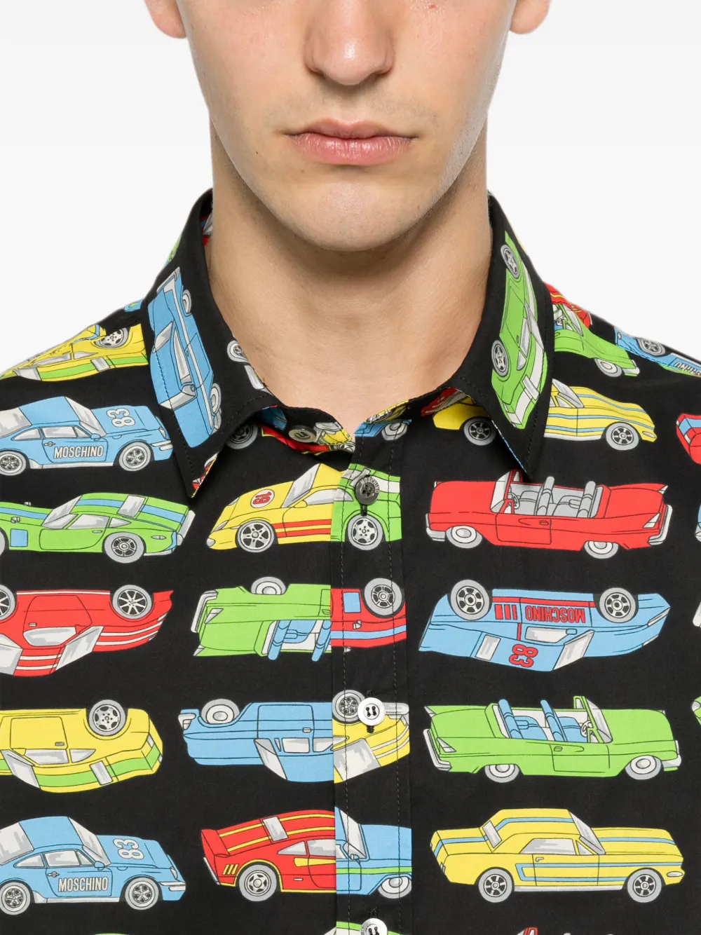 Moschino Overhemd met print Zwart