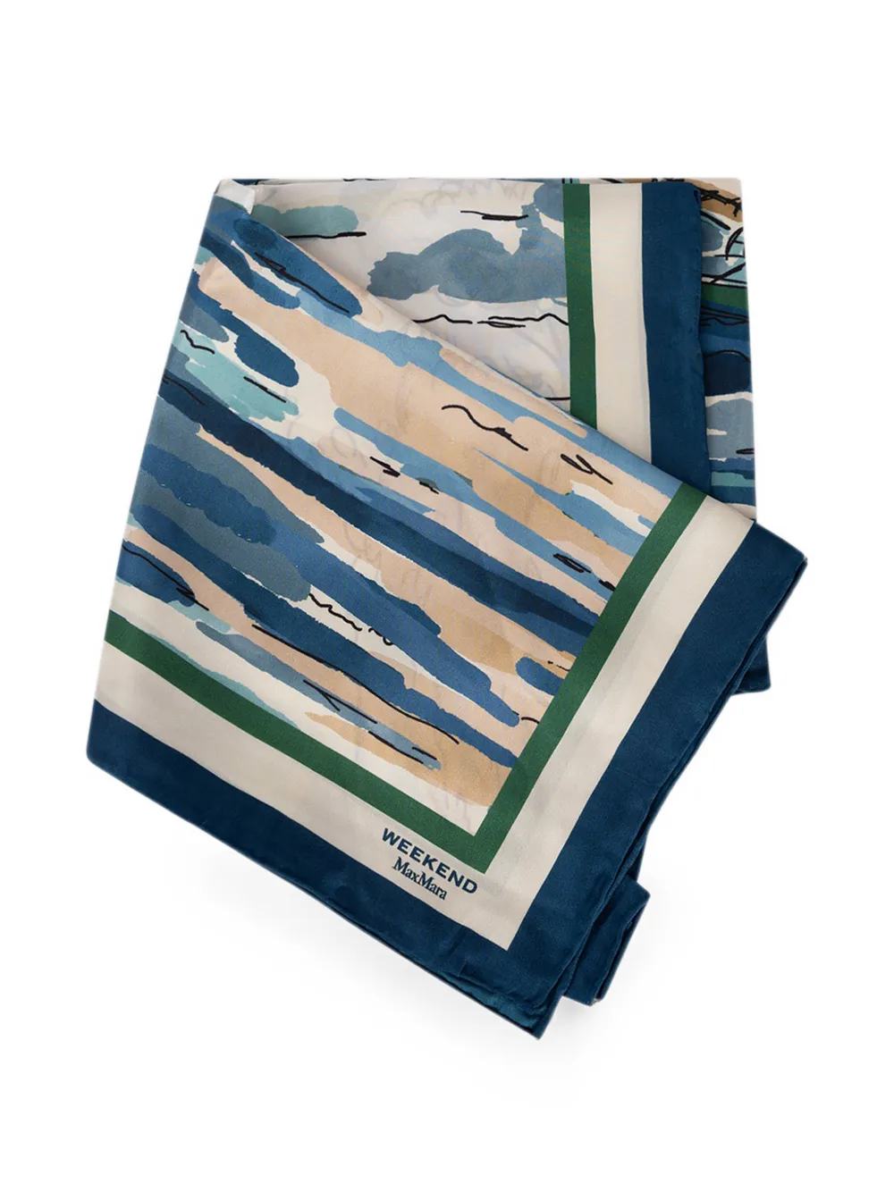 Weekend Max Mara Sjaal met print Blauw
