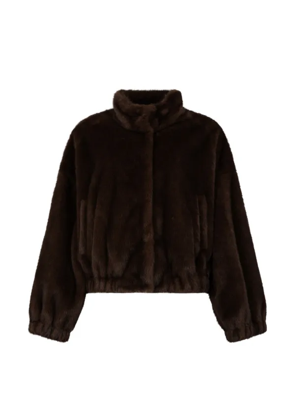 Weekend Max Mara エコファー ジャケット | ブラウン | FARFETCH JP