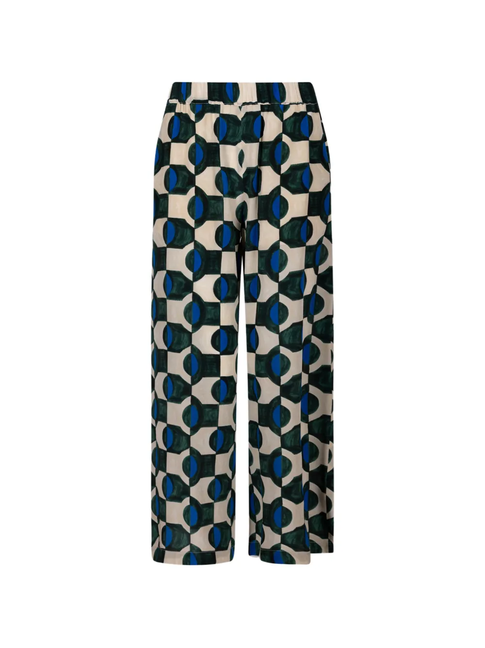 Weekend Max Mara geometric-print palazzo pants - Toni neutri