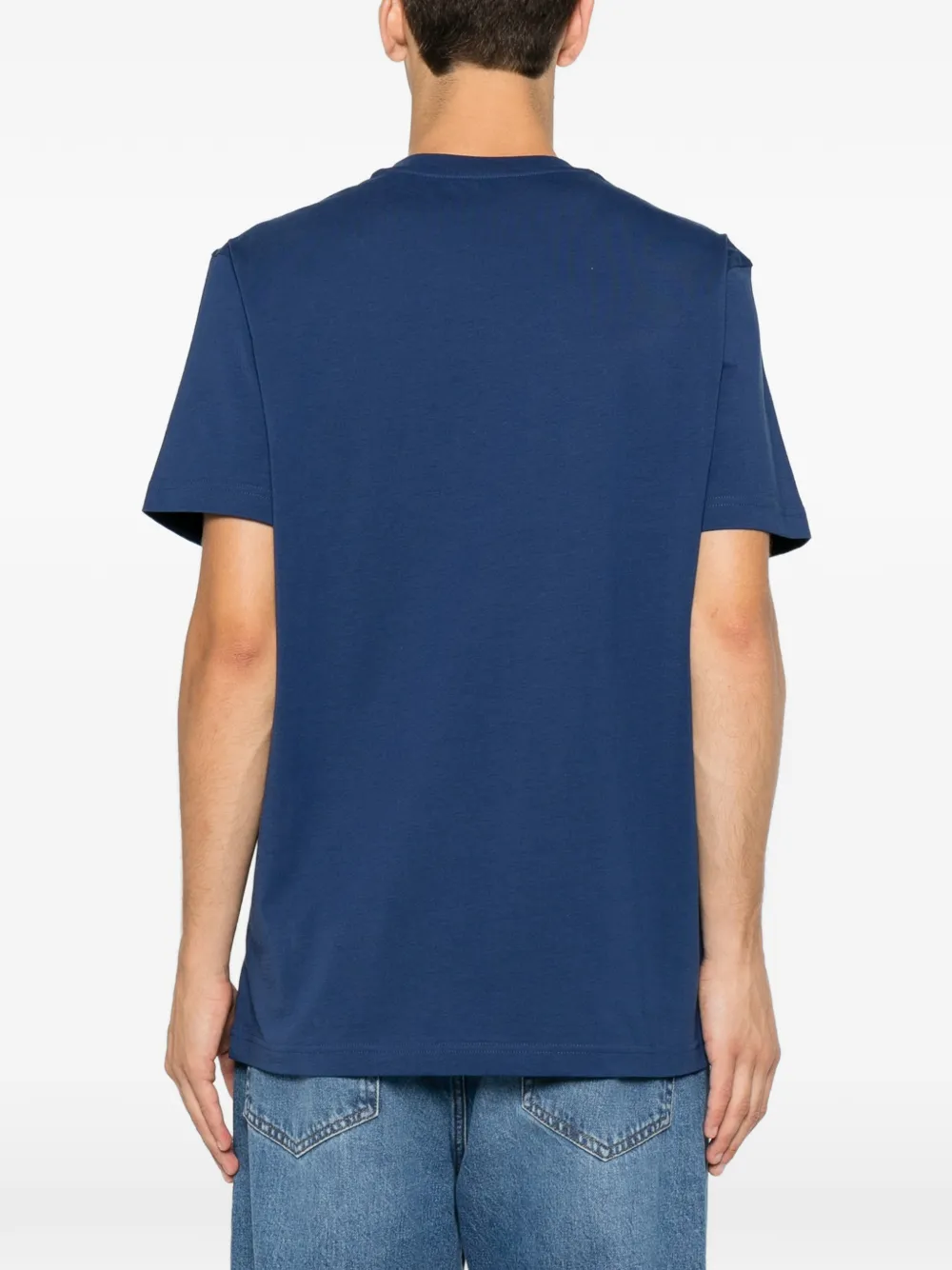 Moschino T-shirt met opgestikte zak Blauw