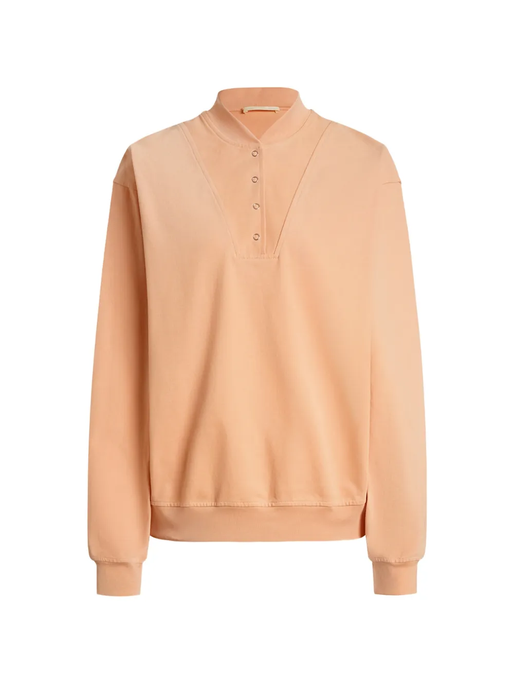 12 STOREEZ Breakfast Club sweater met drukknoop Oranje