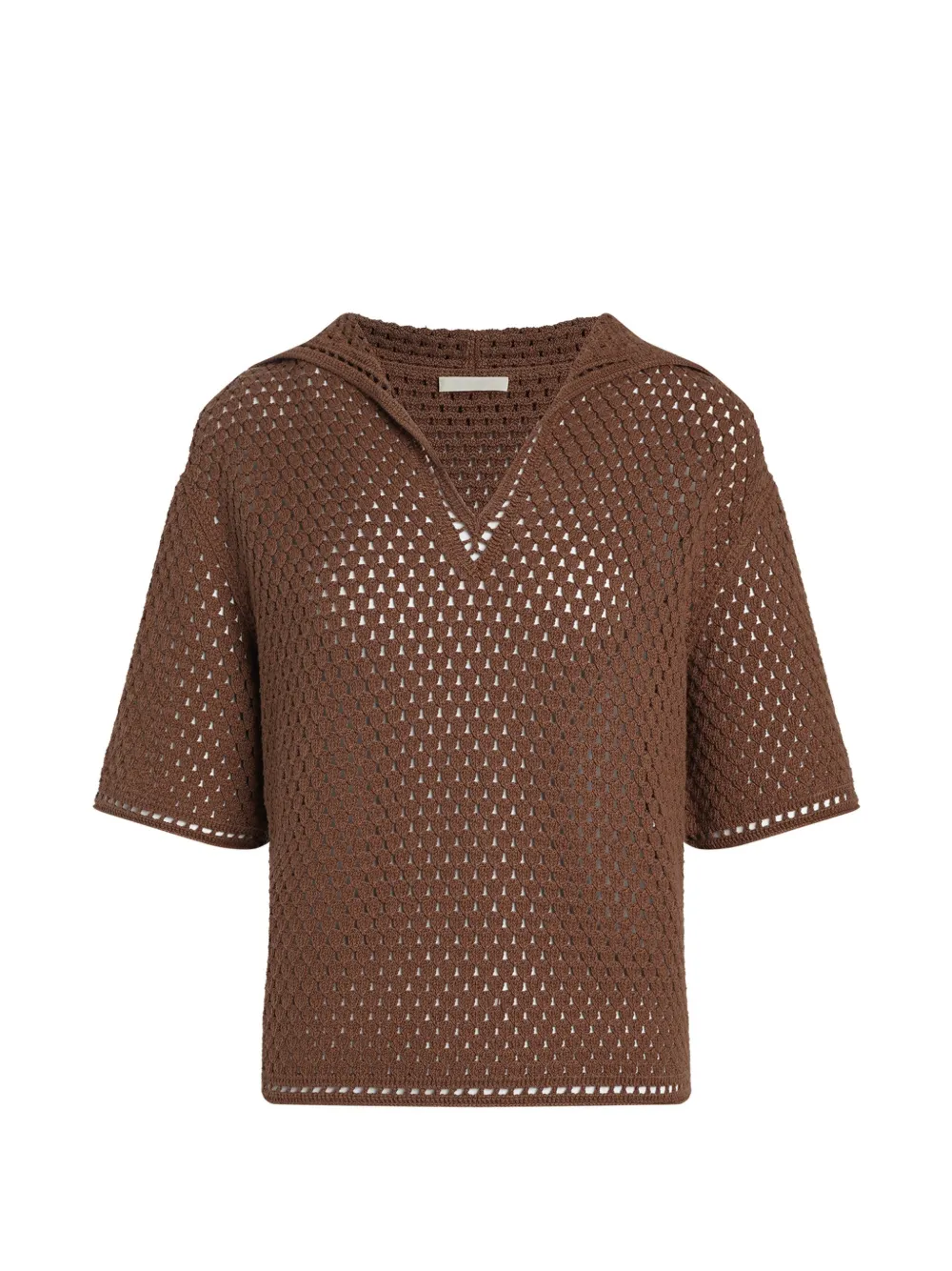 12 STOREEZ Meadow crochet-knit top