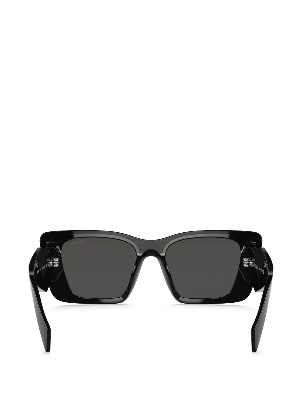 Prada Eyewear Zonnebril met vlinder montuur Zwart