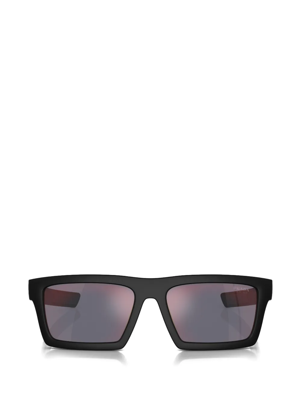 Prada Rectangle-frame Sunglasses In Black