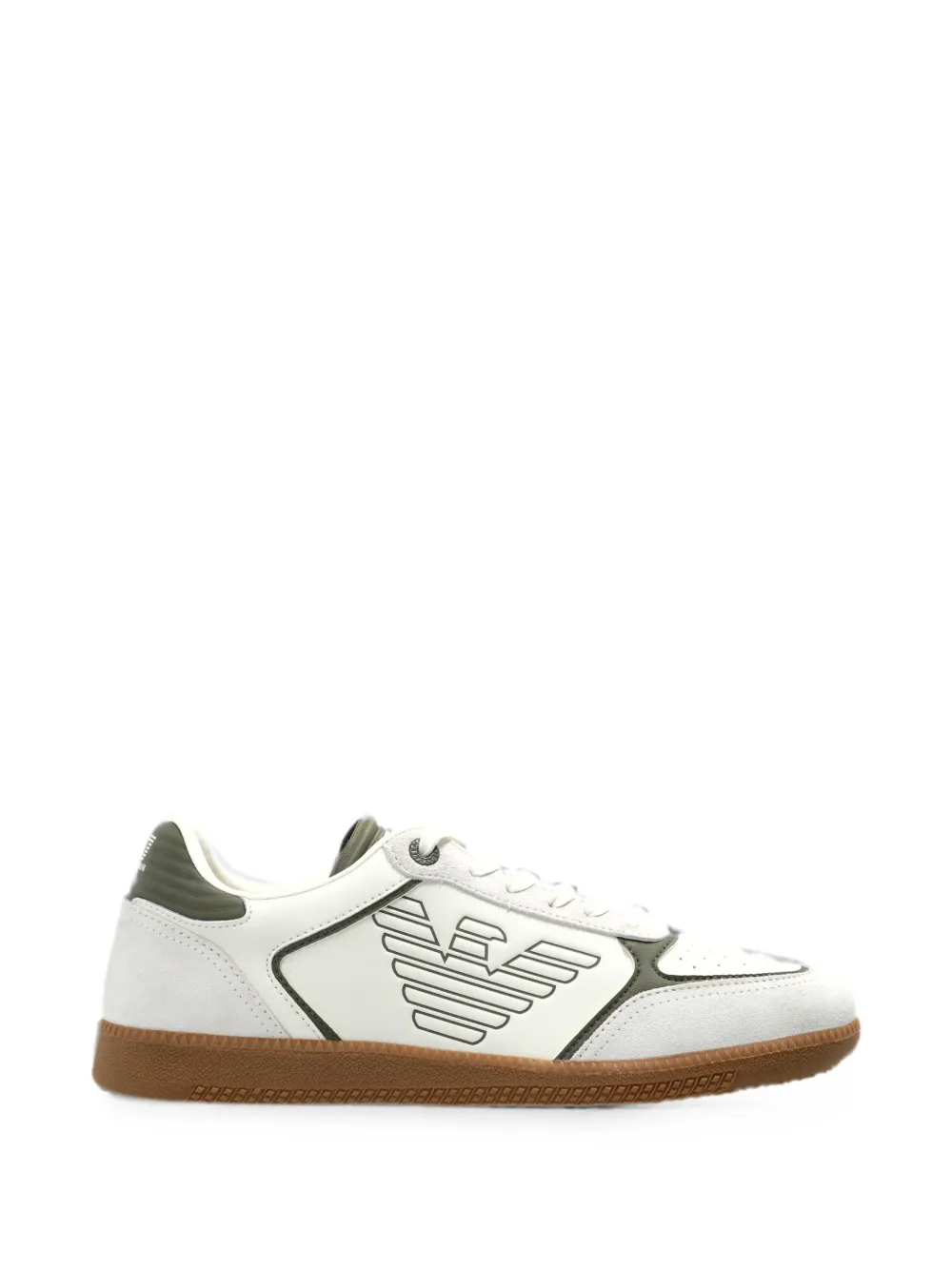 Ea7 Emporio Armani logo-print panelled sneakers - Weiß