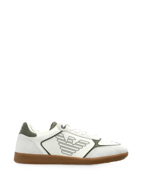 Ea7 Emporio Armani logo-print panelled sneakers