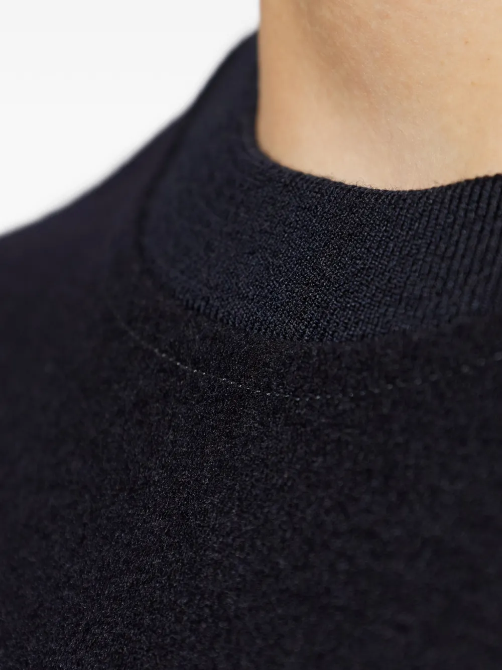Jil Sander Trui met hoge hals Zwart