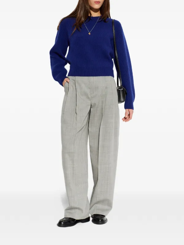 Jil Sander リブニット セーター | ブルー | FARFETCH JP