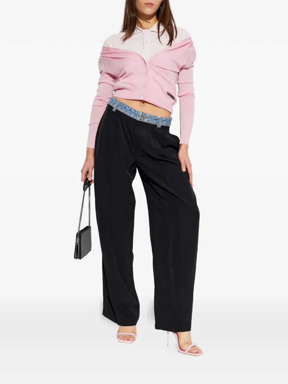 Alexander Wang Vest met logopatch Roze