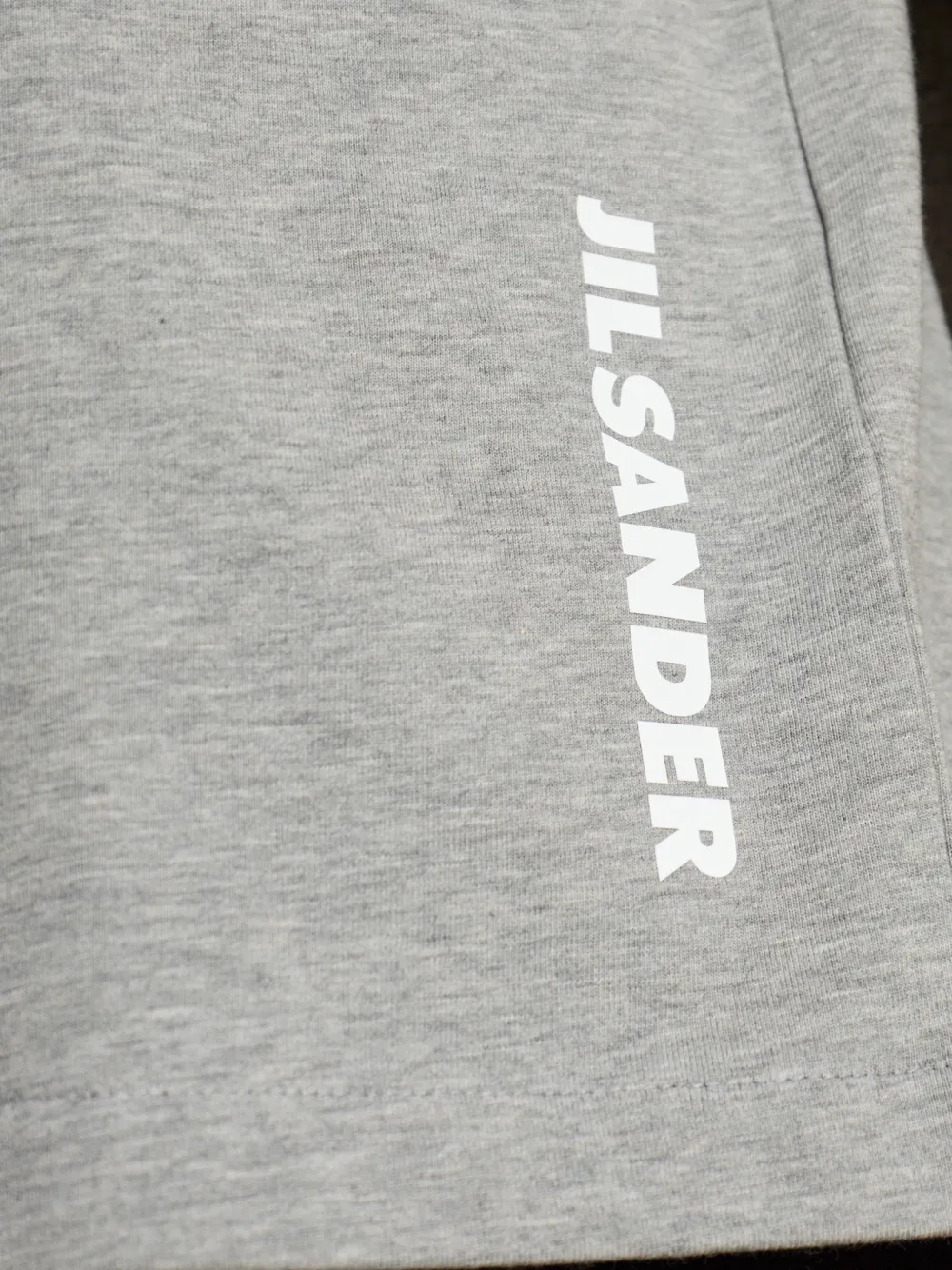 Jil Sander T-shirt met logoprint Grijs