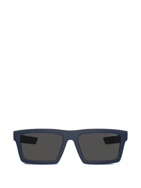 Prada Linea Rossa logo-detail rectangle-frame sunglasses